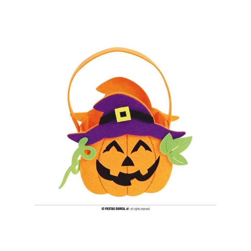 CESTINO ZUCCA IN FELTRO 17x20cm
