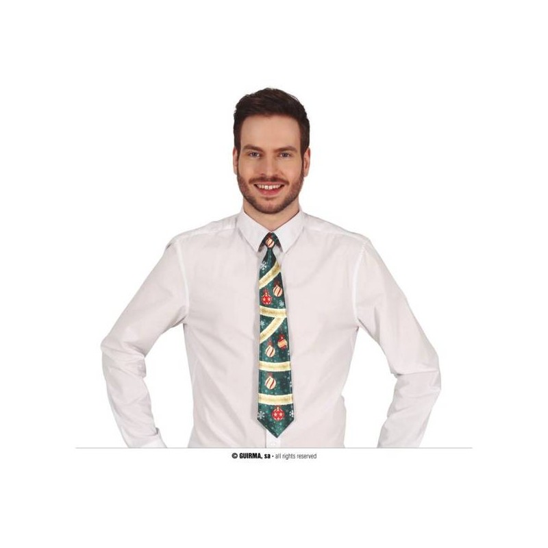 CRAVATTA PALLINE DI NATALE 45cm