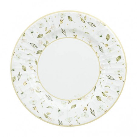 PIATTI DANZA DI FIORI 27cm 8pz