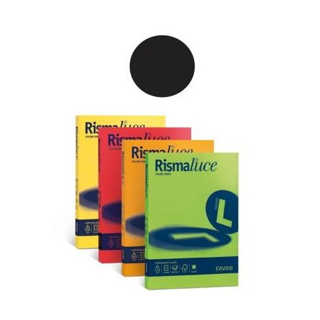 CARTA A4 90gr RISMA COLOR 100fg NERO 63