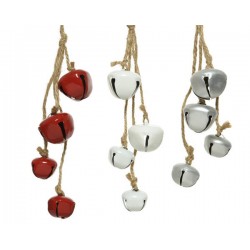 FASCIO DI CAMPANELLE IN FERRO H.24cm 3ass 1pz