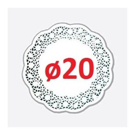 PIZZO PORCELLANATO TONDO ø20 100pz