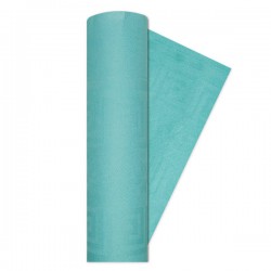 TOVAGLIA ROTOLO 1,20x7mt DAMASCATA ACQUA MARINA BIG PARTY