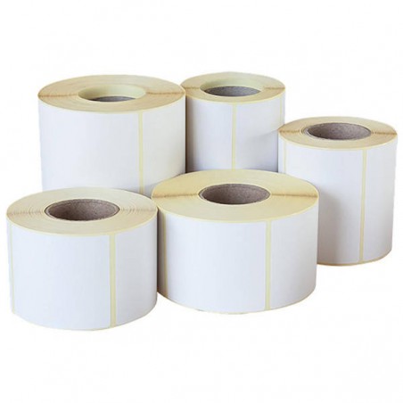 ETICHETTE CARTA TERMICA 35x25mm 1000pz ROTOLO F/25