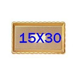 VASSOIO MEDORO RETTANGOLARE 15x30cm