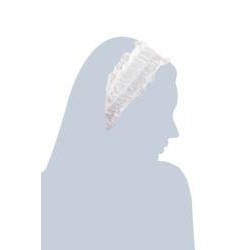 FASCIA TNT PER CAPELLI BIANCA 100pz