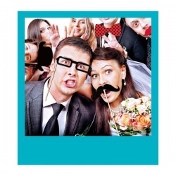 PHOTO BOOT WEDDINGS 20cm 8pz