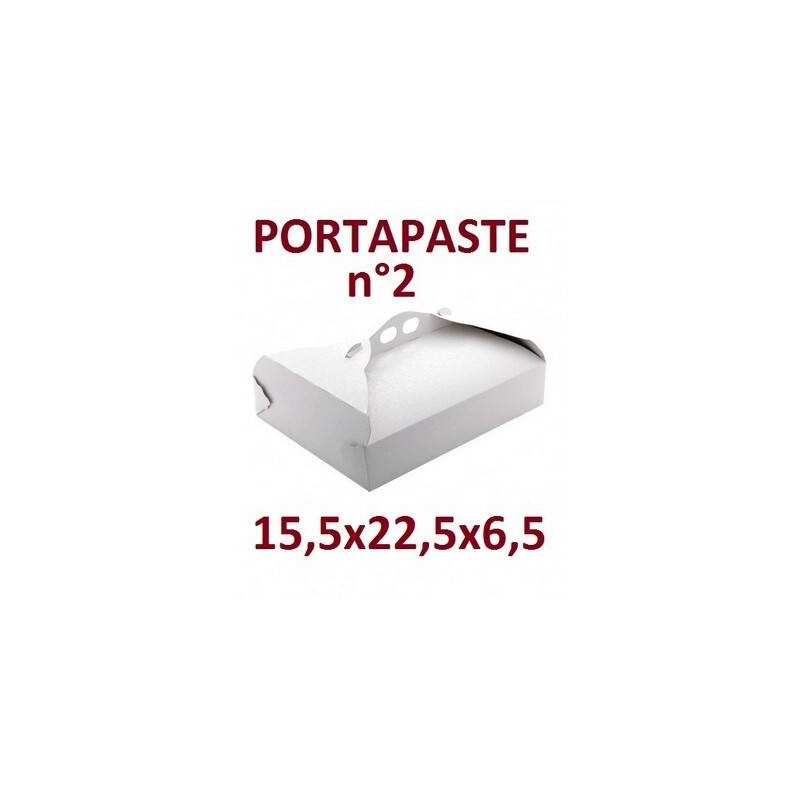 SCATOLA P.PASTE POLIT. N°2 15,5x22,5x6,5cm BIANCO RAMAGE