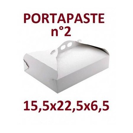 SCATOLA P.PASTE POLIT. N°2 15,5x22,5x6,5cm BIANCO RAMAGE