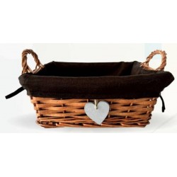 CESTO RETTANGOLARE C/CUORE 30x23x11cm CEN01235