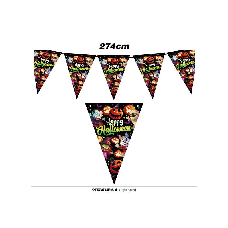 FESTONE IN CARTA 300cm MOSTRI