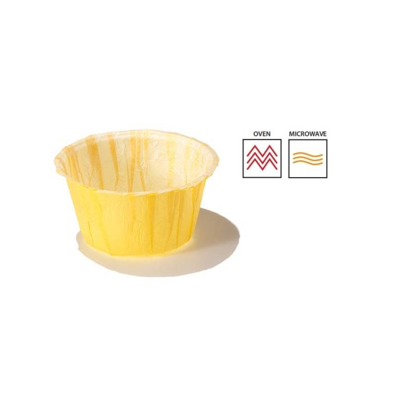 PIROTTINI MUFFIN 45x34mm GIALLO 200pz