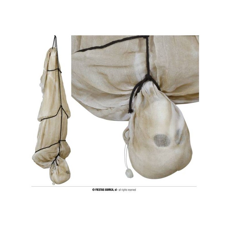 UOMO NEL SACCO DA APPENDERE 170cm CON LUCE,SUONO E MOVIMENTO