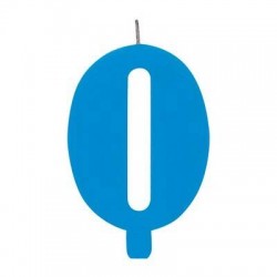 CANDELINA SCINTILLANTE TURCHESE N°0 9,5cm