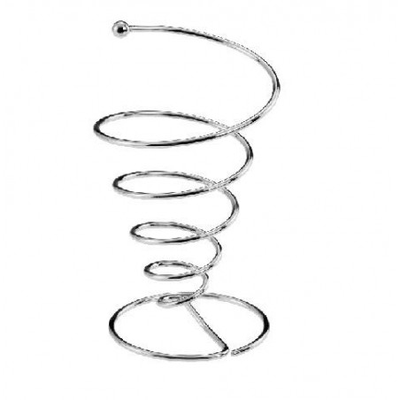 PORTACONO GELATO ACCIAIO ø7x14,5cm