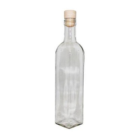 BOTTIGLIA VETRO QUADRA 250cc 59131
