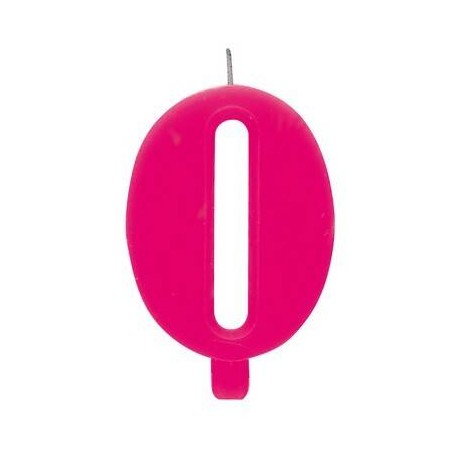 CANDELINA SCINTILLANTE FUCSIA N°0 9,5cm