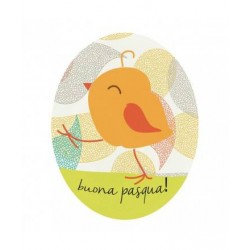 ETICHETTE ADESIVE BUONA PASQUA 3X4cm 160pz