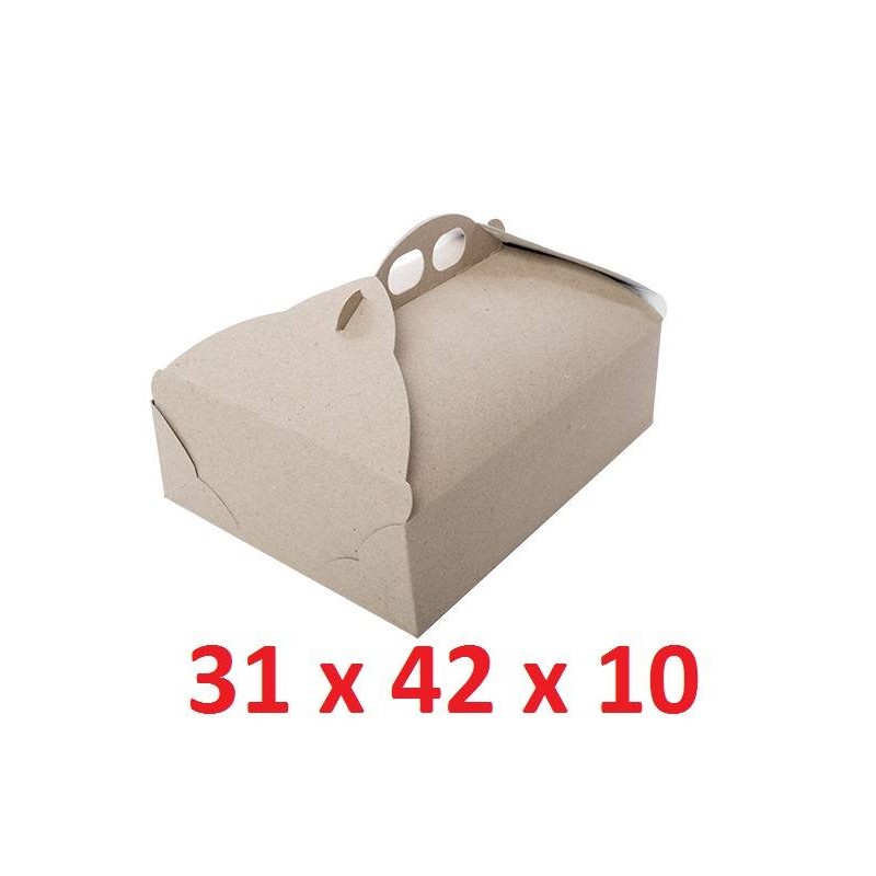 SCATOLA PORTA TORTA RETTANGOLARE 31x42x10 ECOLIFE