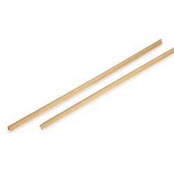 MANICO INDUSTRIALE LEGNO VERNICIATO WOODY VF 150cm C/FORO E VITE