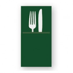 TOVAGLIOLI 40x40cm QUICK POCKET AIRLAID VERDE FORESTA 50pz FATO