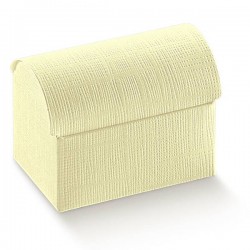 SCATOLA BAULETTO SETA AVORIO 10x7x7,5 10pz