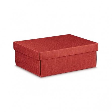 SCATOLA F/COP EASY 30x23x11cm SETA BORDEAUX