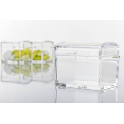 SCATOLA PLEXI BAULETTO 6x5cm 12pz