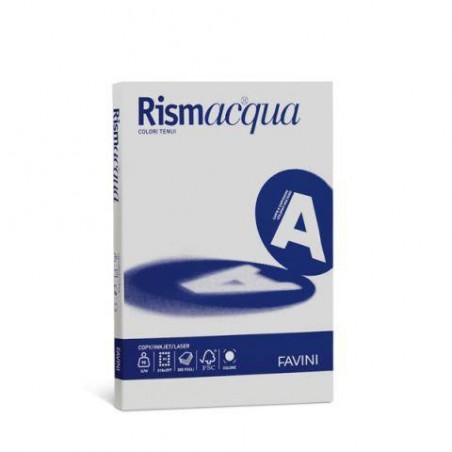 CARTA A4 90gr RISMA COLOR 100fg GHIACCIO 12