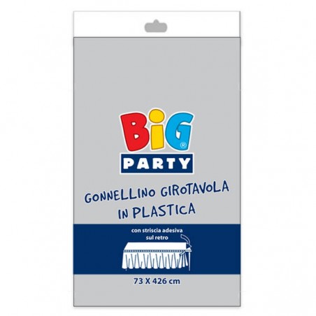 GONNA TAVOLO ARGENTO TABLESKIRT 73x426cm