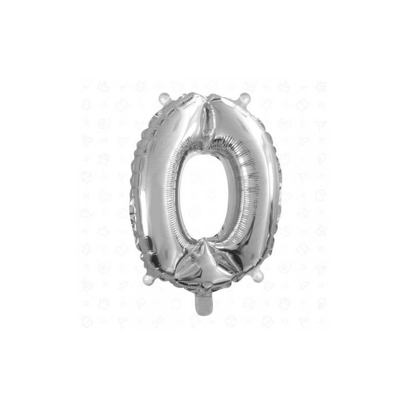 PALLONE MYLAR N°0 40cm SILVER