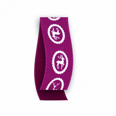 BOBINA NASTRO TESSUTO CHRISTMAS 602 mm25X20mt 21-BORDEAUX