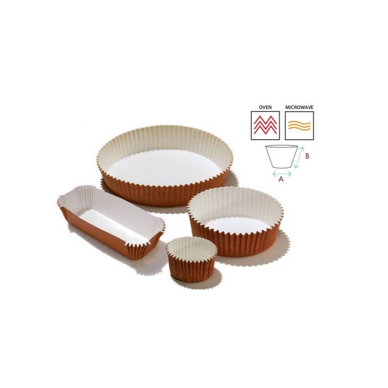 PIROTTINI CARTONCINO ICA CUP TORTINA ø120mm H.20mm 85pz