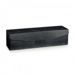 CANTINETTA MAGNUM SEGRETO 43x11,5x11,5cm SETA NERO