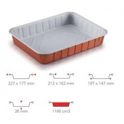 TEGLIA ALLUMINIO BIANCO/RAME 4 PRZ 100PZ R11G CONTITAL
