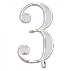 NUMERO 3 PLASTICA BASE OVALE