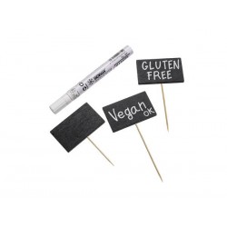 SPIEDI BAMBOO LAVAGNA 12cm C/PENNARELLO 50pz