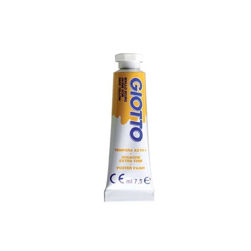 TEMPERA TUBETTO GIOTTO 7,5ML GIALLO SCURO 04