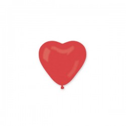 PALLONCINI CUORE 10 12pz ROSSO
