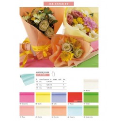 BOBINA ICE PAPER PRG FONDO PIENO 1LATO H.100X25mt VERDE MELA 48