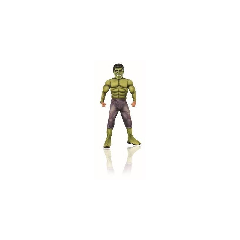 COSTUME HULK AVENGERS 2 DELUXE CON MUSCOLI BAMBINO TG.L 8/10
