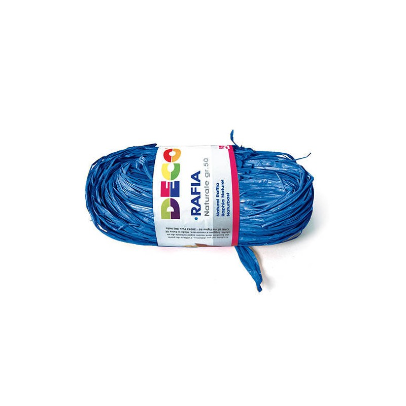 RAPHIA NATURALE gr.50 CWR BLU ROI