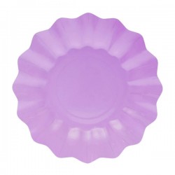 PIATTI NEW SHAPE CM.27 MALVA 8pz