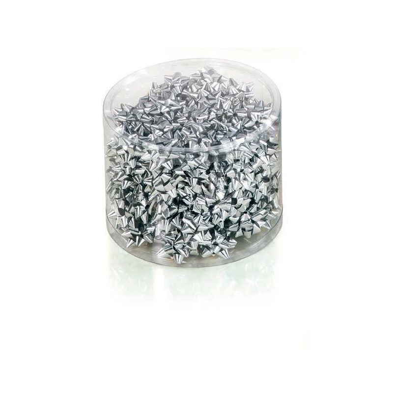 MICROSTELLE 5mm LUX ARGENTO 100pz STAR