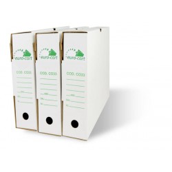 PORTA DOCUMENTI CARTONE 27x35x8 BIANCO