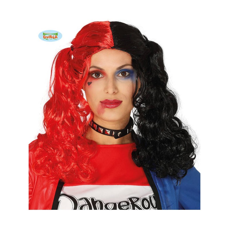 PARRUCCA CODINI ROSSA E NERA