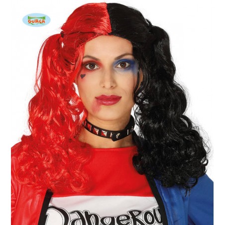 PARRUCCA CODINI ROSSA E NERA