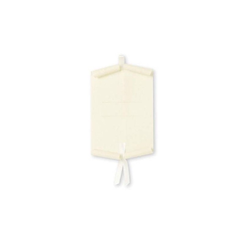 PERGAMENA CON LACCIO NEUTRA GRANDE 5pz