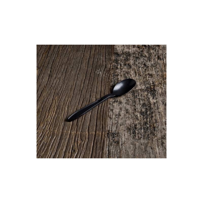 CUCCHIAI MATER-BI BIO COMPOSTABILI NERO 100pz USOBIO