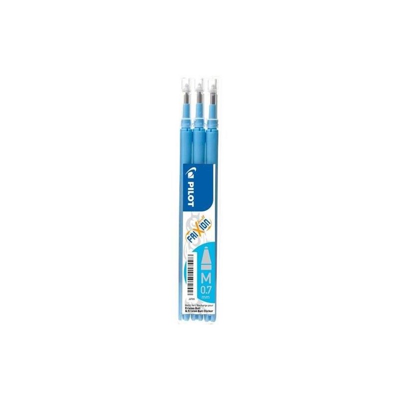 CARTUCCE REFILL PILOT FRIXION 3pz LIGHT BLUE